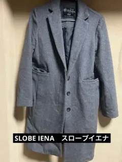 グレー シングルブレスト ロングコート 38のサムネイル