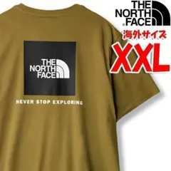 ノースフェイス Tシャツ メンズ 海外XXL 日本4L相当 モスグリーン nse