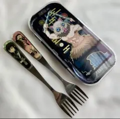 鬼滅の刃 カトラリーセット 嘴平伊之助　時透無一郎　竈門禰津子　バンダイ