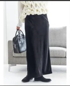 フィットベロアスカート ungrid