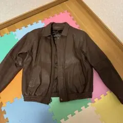 ブラウンレザージャケット