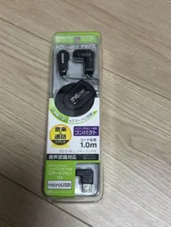 多摩電子工業 マイク付イヤホン microUSB接続のサムネイル