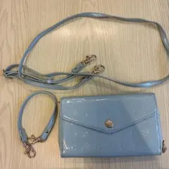 CLATHAS カメリア型押し 2WAY ウォレットのサムネイル