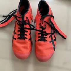 asics スパイクシューズ 24.5cm オレンジ