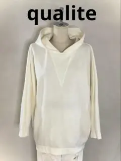 日本製 qualite スウェットパーカー