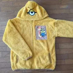 ミニオン フリースパーカー イエロー