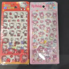サンリオ 3Dシール マイメロ ハローキティ