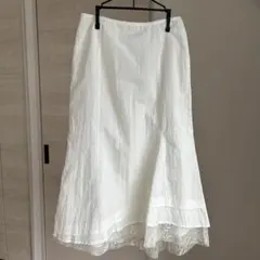 POLA amian11号 ホワイトコットンフレアスカートのサムネイル
