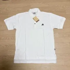 新品　90s 00s アディダス ポロシャツ 白 L メンズ 万国旗　ゴルフのサムネイル