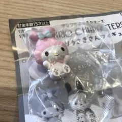 サンリオキャラクターズ なりきりうさぎさんフィギュア　ガチャ　マイメロ
