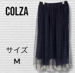 COLZA コルザ ハニーズ チュールスカート ロング 黒 Mサイズ ウエスゴム