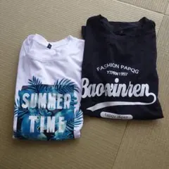 SHEIN　半袖Tシャツ 2枚セット 12Y 13Yのサムネイル