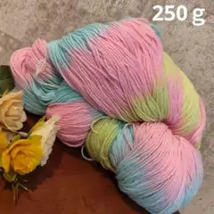 メリノウール 250ｇ ソックヤーン 編み物 ハンドメイド 手芸 手染め
