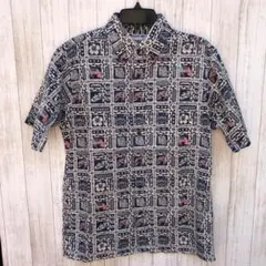 古着 90's 総柄シャツ ヴィンテージ 一点物のサムネイル