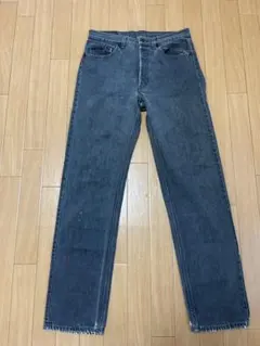 先染め　リーバイス　501 ブラック　w32位　LEVI STRA デニムパンツ