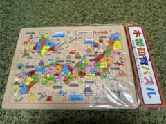 日本地図　木製知育パズル