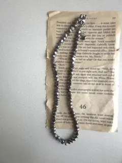 淡水パールネックレス　バロックパール　 アレルギー対応