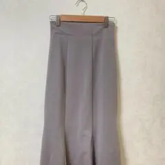 GRL グレー スリット タイトロングスカート マーメイドスカート Sサイズ