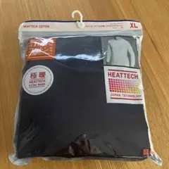 UNIQLOヒートテック極暖 XL ネイビー クルーネックT 九分袖
