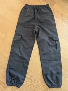 ★SHEIN キッズ カーゴパンツ ブラック 8Y