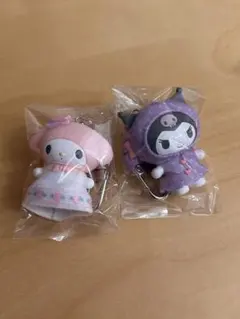 新品 サンリオ ちびっとも マスコット スイーツ マイメロディ　クロミ