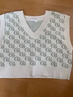 INGNI Vネックニットベスト アイボリー