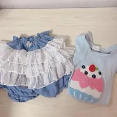 ベビー服 トップス ブルマ 80 90 2点セットのサムネイル