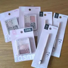 fasmy アイシャドウパレット 3個セットアイライナー3本