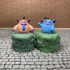 ドラゴンクエスト ぬいぐるみキーホルダー□わたぼう・ワルぼう□2個 