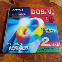 TDK MF-2HD DOS18 2DISKS フィットケースのサムネイル