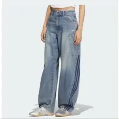 Adidas Adilenium デニムカーゴパンツ クリアブルー33 - メルカリ