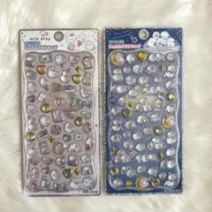 ストーンつき ジュエルプチドロップ　シマエナガ　ミルクドロップ