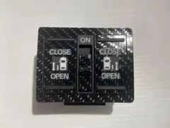 144 N-BOXパワースライドドアスイッチシート5Dカーボンブラック 電動開閉