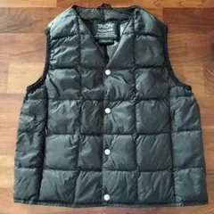 【状態良】TAION ブラック ダウンベスト 110cm