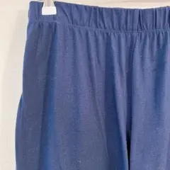 ネイビー カジュアルパンツ ゴムウエスト　薄手　春夏　部屋着　リラックス　ヨガ