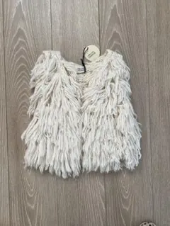 LONGLIVE THEQUEEN フリンジニットベスト 6y