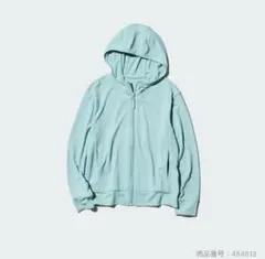 UNIQLO エアリズム　UVカットメッシュパーカ（長袖）　グリーン　130cm