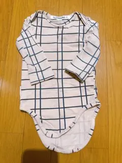 MINGO チェック柄ロンパース 1歳用