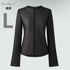 【UNIQLO&Mame Kurogouchi】シアーカットソー 長袖のサムネイル