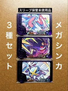 ポケモンフレンダ　未使用　メガボーマンダ　メガゲンガー　メガメタグロス　ST