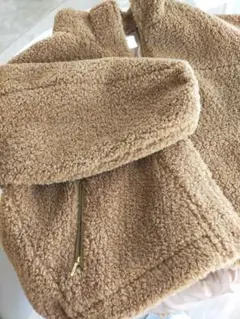 【美品】Elura 今季トレンド❤️スタンドボアブルゾン／ふわもこアウター