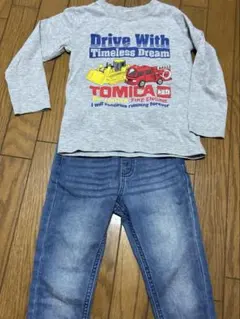 トミカ 長袖カットソー 110サイズ グレー
