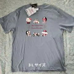 新品 3L シン・仮面ライダー × サンリオキャラクターコラボ Tシャツのサムネイル