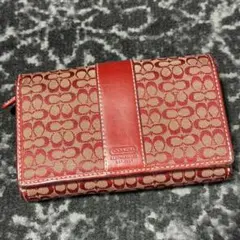 COACH レザー シグネチャー 財布