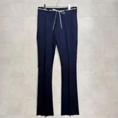 LANVIN ウエストストラップ コットン スラックスパンツ サイズ：46のサムネイル
