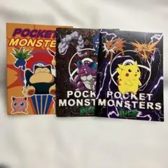 良*郎様 POCKET MONSTERS メモ帳 3冊セット　バンプレスト　非売