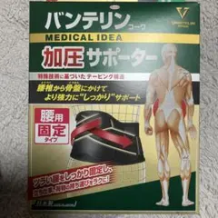 バンテリンコーワサポーター 腰用 しっかり加圧タイプ ブラック ふつう 1枚入