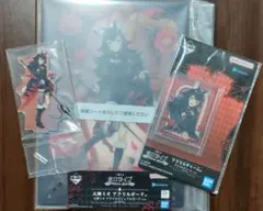 一番くじ　ホロライブ　大神ミオ　アクリルボード、スタンド、チャームセット