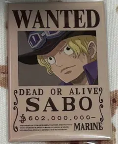 ワンピース ONE PIECE ジャンプショップ 指名手配書 缶バッジ サボ