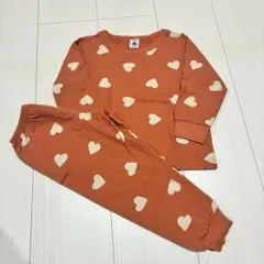 PETIT BATEAU ベビー パジャマ ハート柄 86cm - メルカリ